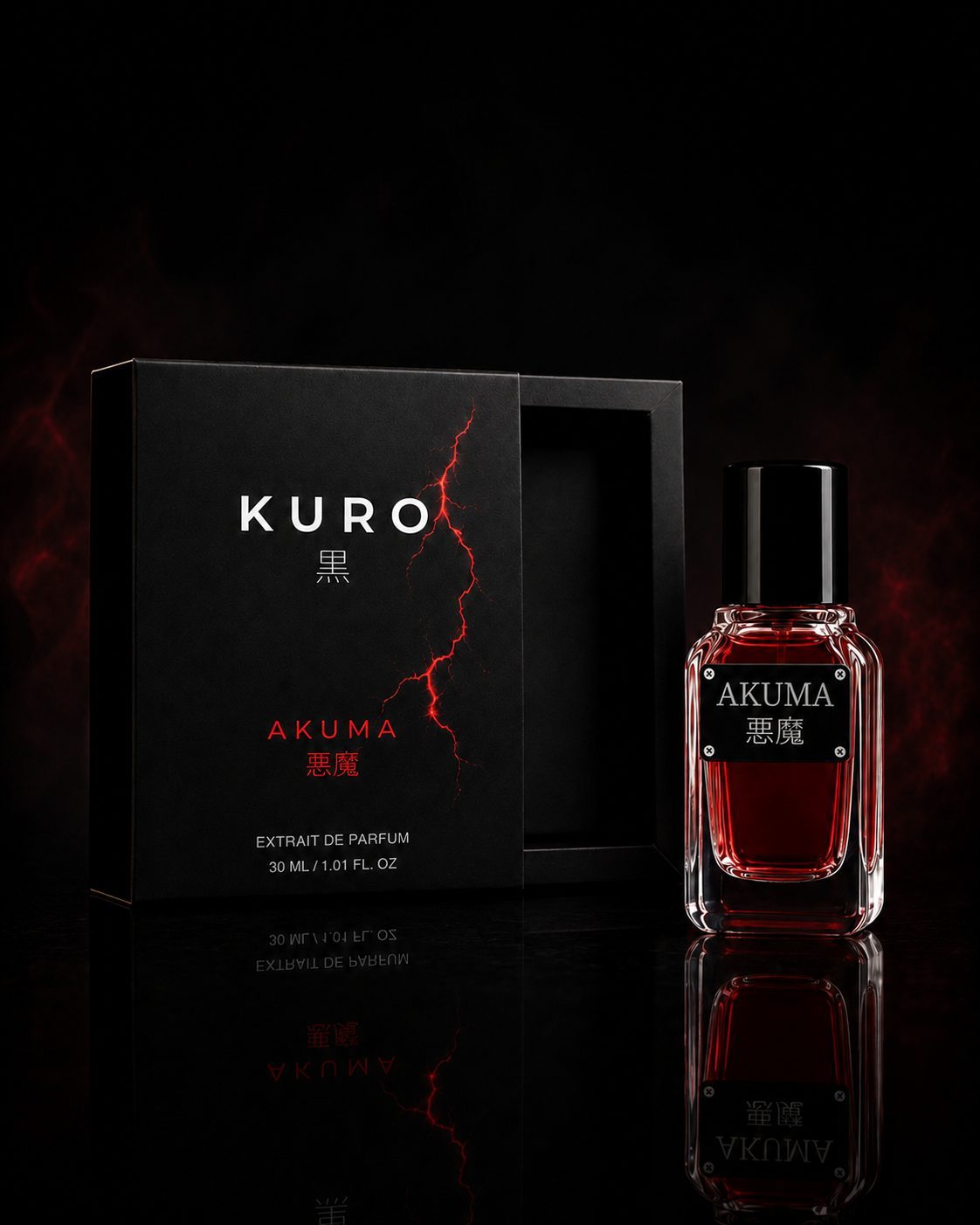 KURO AKUMA packaging and bottle